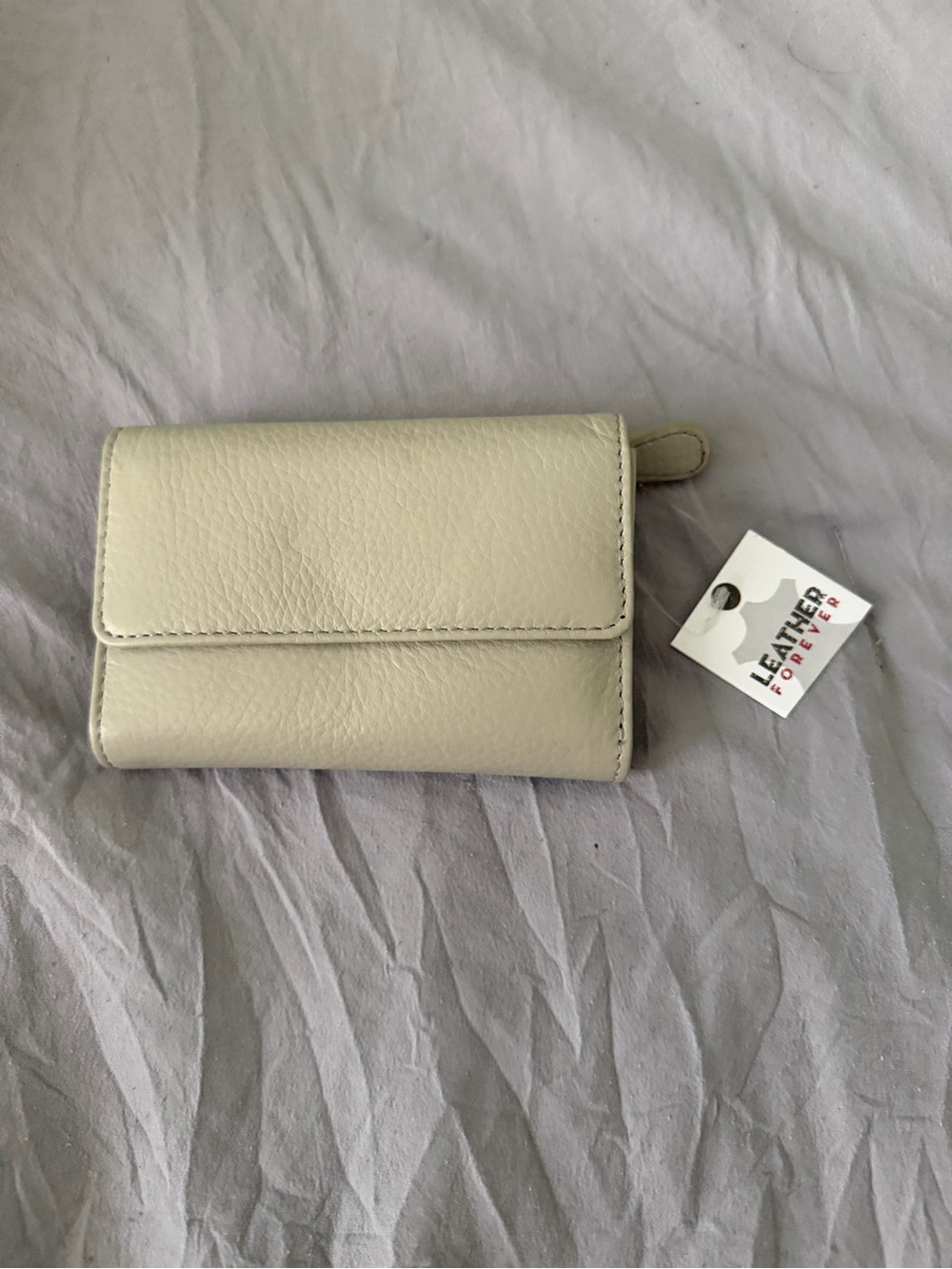 NWT Mundi Genuine Leather Wallet | Tibetan Stone Gray | RFID Style Organizer